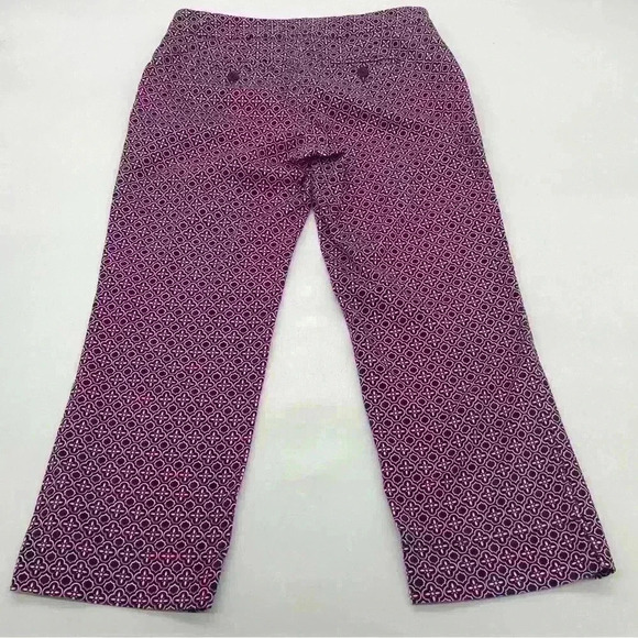 Laundry by Shelli Segal Capris Geometric Design Multicolor Size 4 - Picture 2 of 5